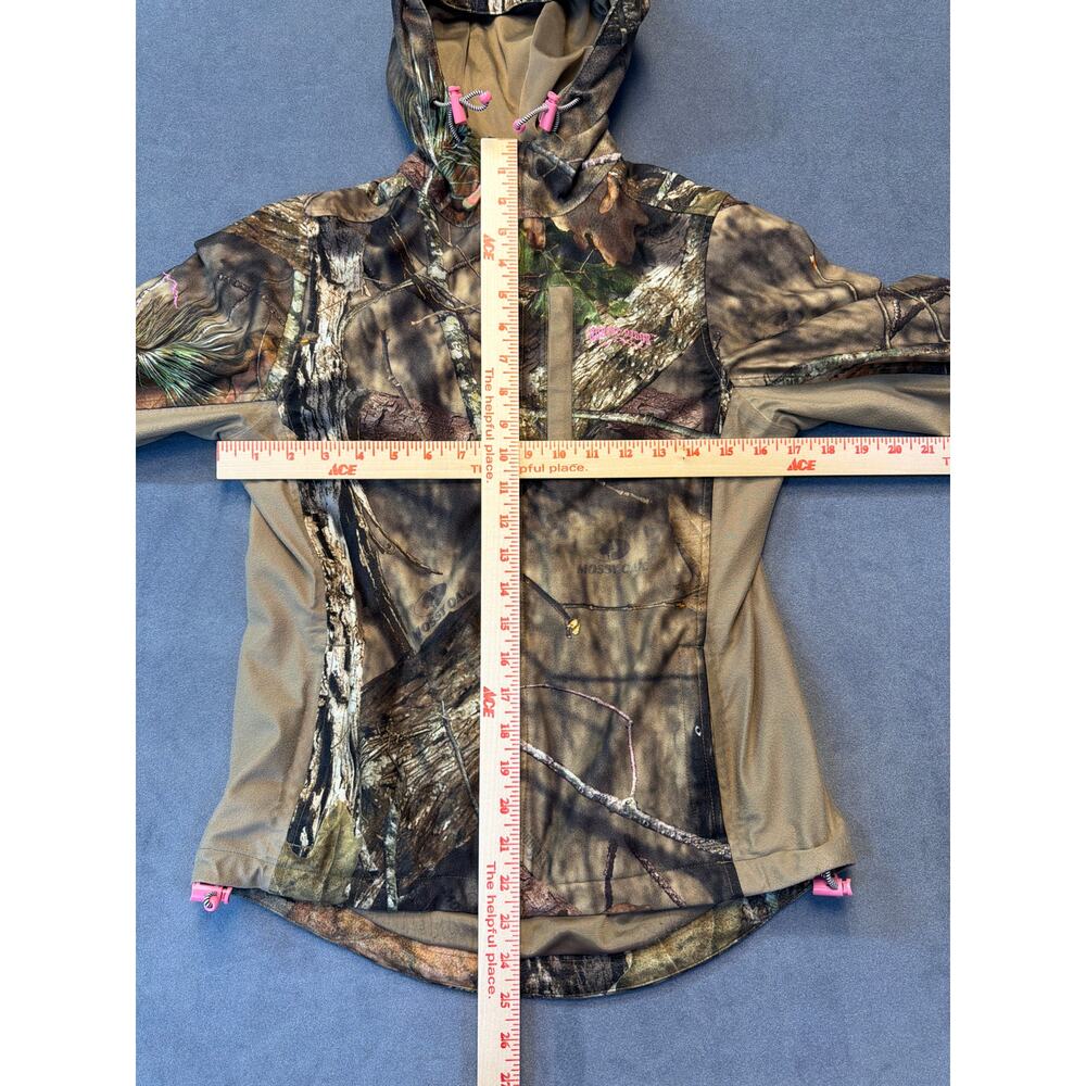 Rustic Ridge Mossy Oak Camo Hooded Jacket Pink Accessories Womans XS - Picture 7 of 12